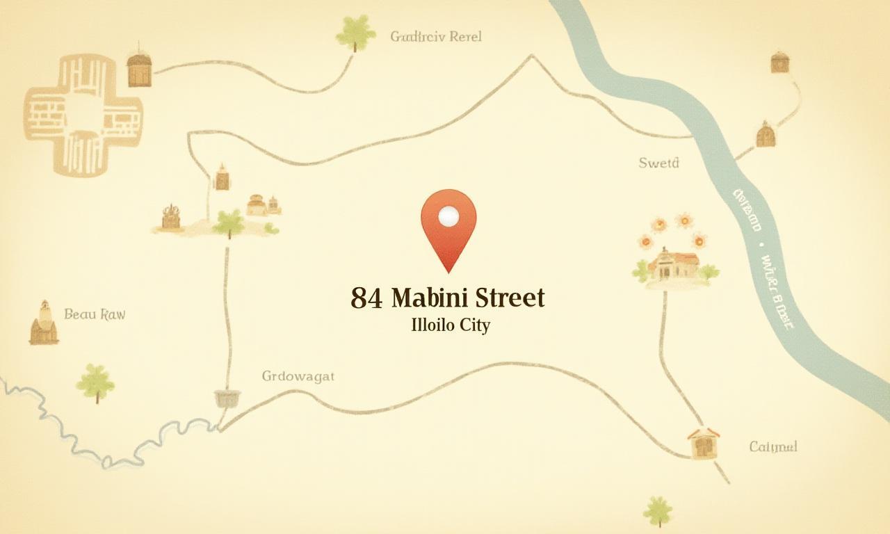 Mapa ng lokasyon ng Initao Ink sa Iloilo City